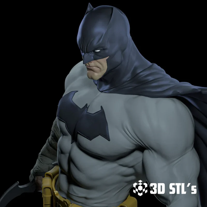 Batman Muscle STL 3D Print Model