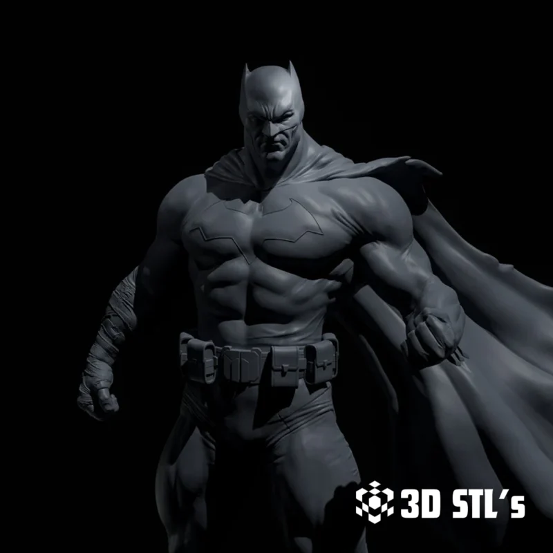 Batman Muscle STL 3D Print Model