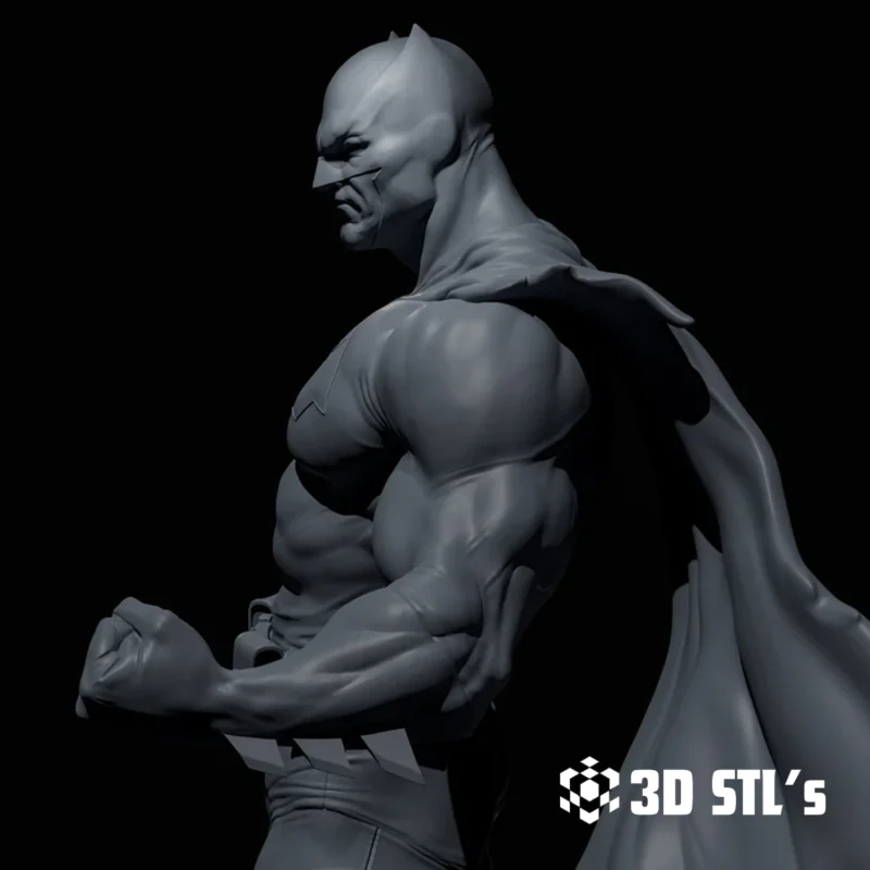 Batman Muscle STL 3D Print Model