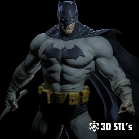 Batman Muscle STL 3D Print Model