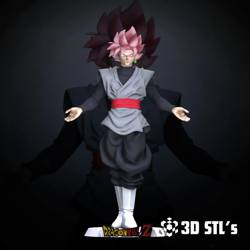 Black Goku STL 3D Print Model