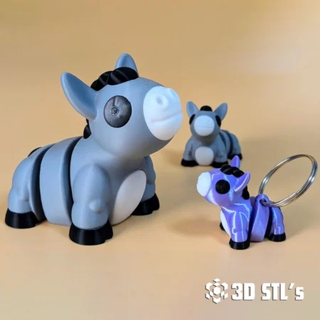 Donkey STL 3D Print Model