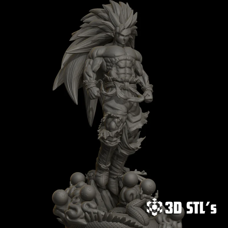 Goku Full STL 3D Print Model - Image 2