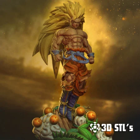 Goku Full STL 3D Print Model