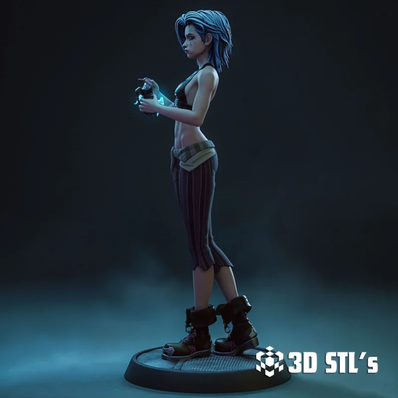 Jinx League of Legends Arcane STL 3D Print Model