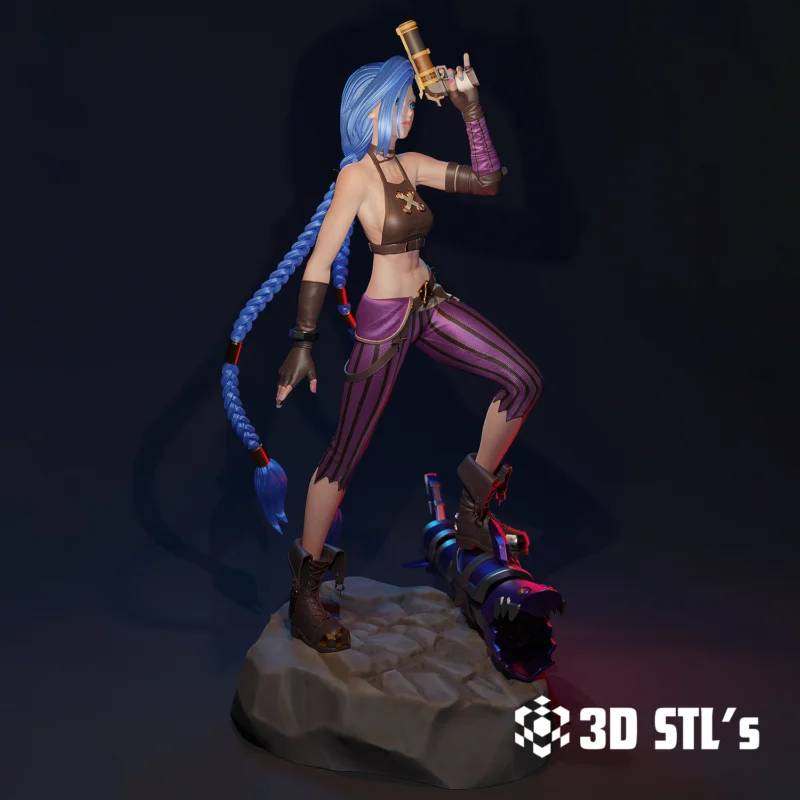 Jinx STL 3D Print Model