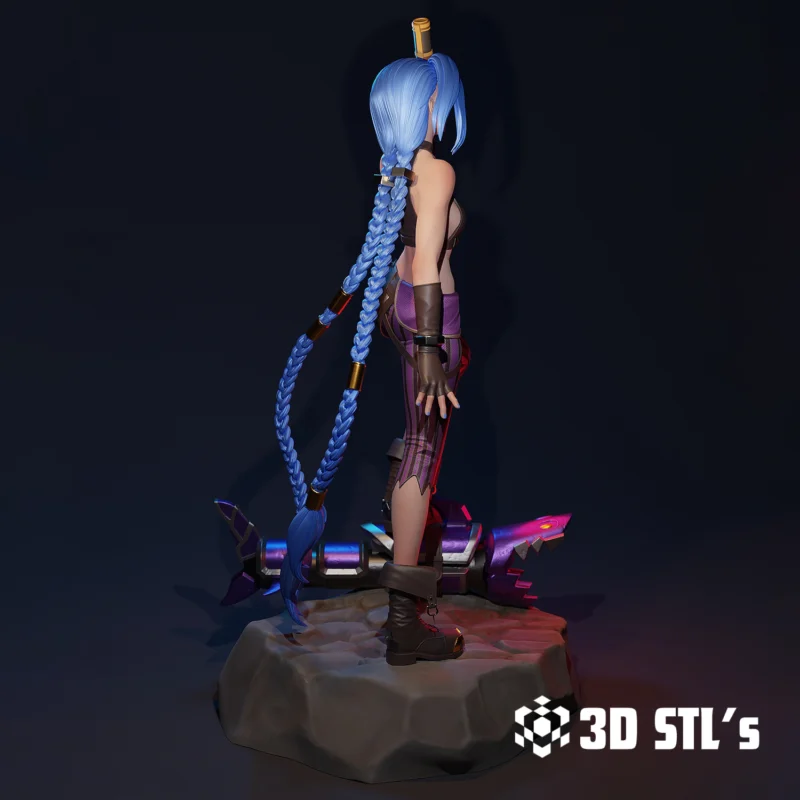 Jinx STL 3D Print Model