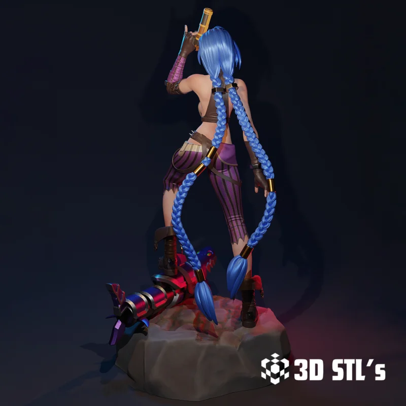 Jinx STL 3D Print Model