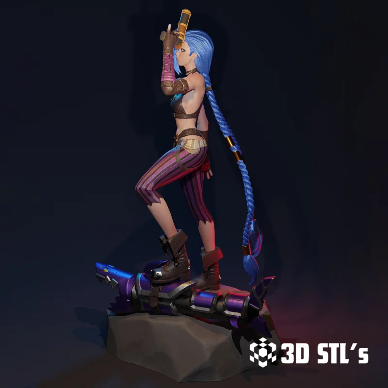 Jinx STL 3D Print Model