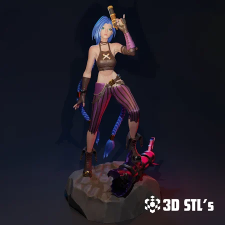 Jinx STL 3D Print Model