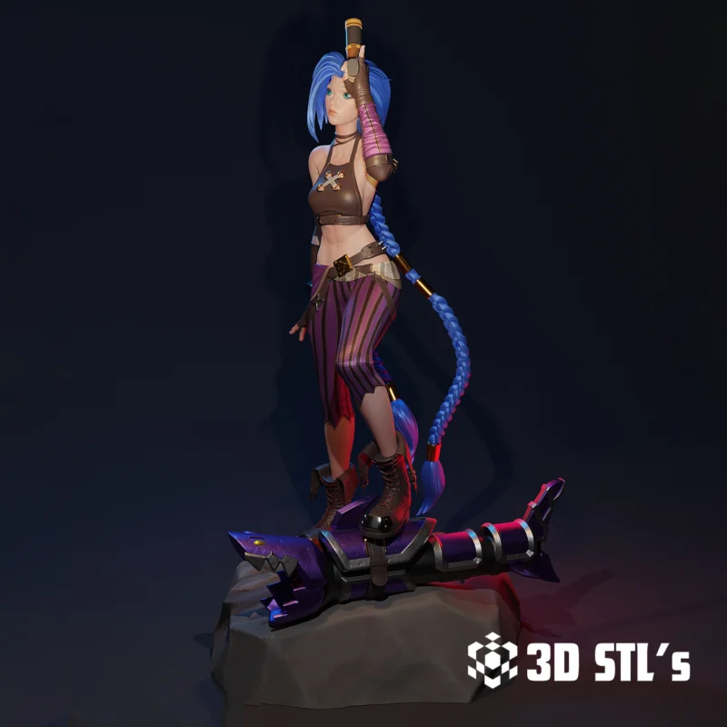 Jinx STL 3D Print Model