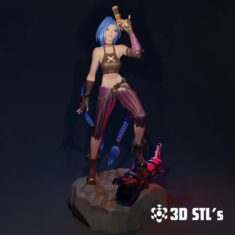 Jinx STL 3D Print Model