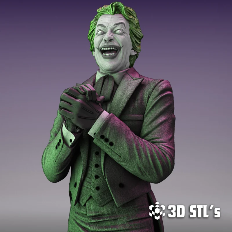 Joker Cesar Romero STL 3D Print Model