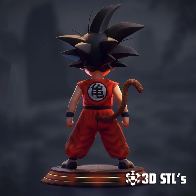 Kid Goku STL 3D Print Model