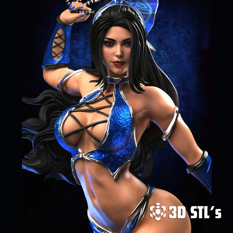 Kitana Mortal Kombat STL 3D Print Model