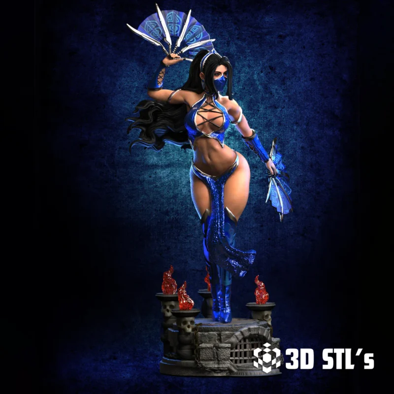 Kitana Mortal Kombat STL 3D Print Model