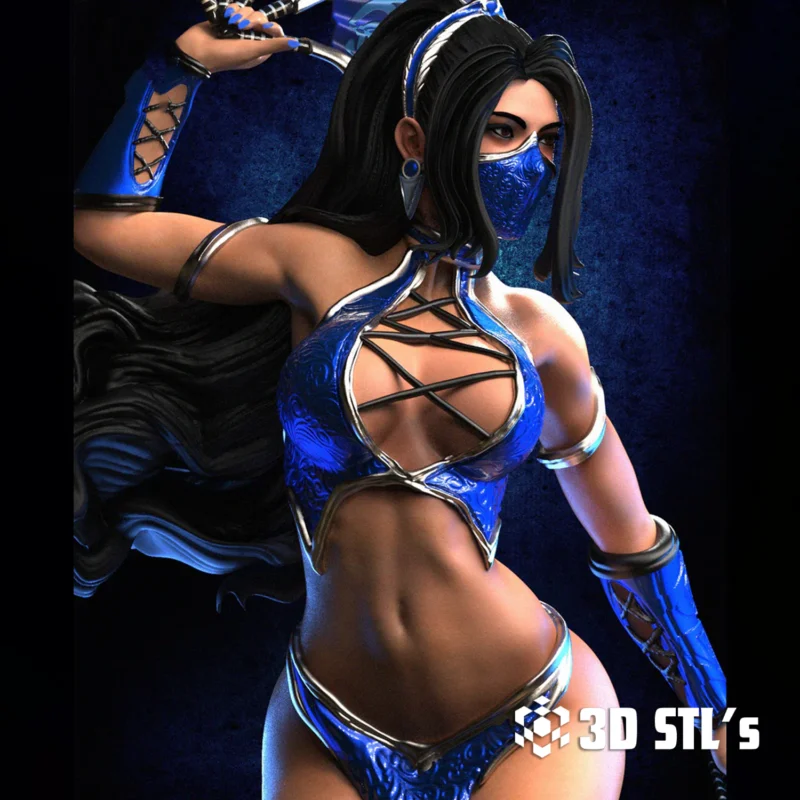 Kitana Mortal Kombat STL 3D Print Model