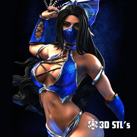 Kitana Mortal Kombat STL 3D Print Model