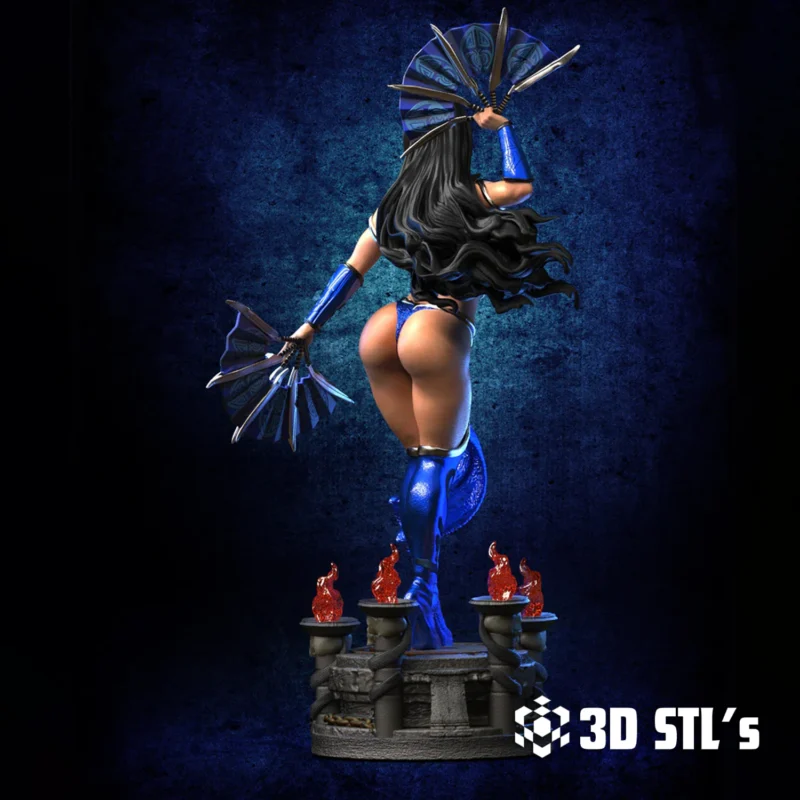 Kitana Mortal Kombat STL 3D Print Model