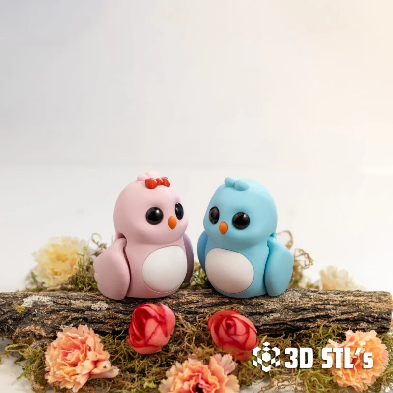 Love Birds STL 3D Print Model