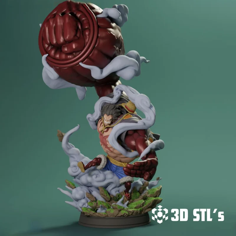 Luffy Gear 4 One Piece STL 3D Print Model