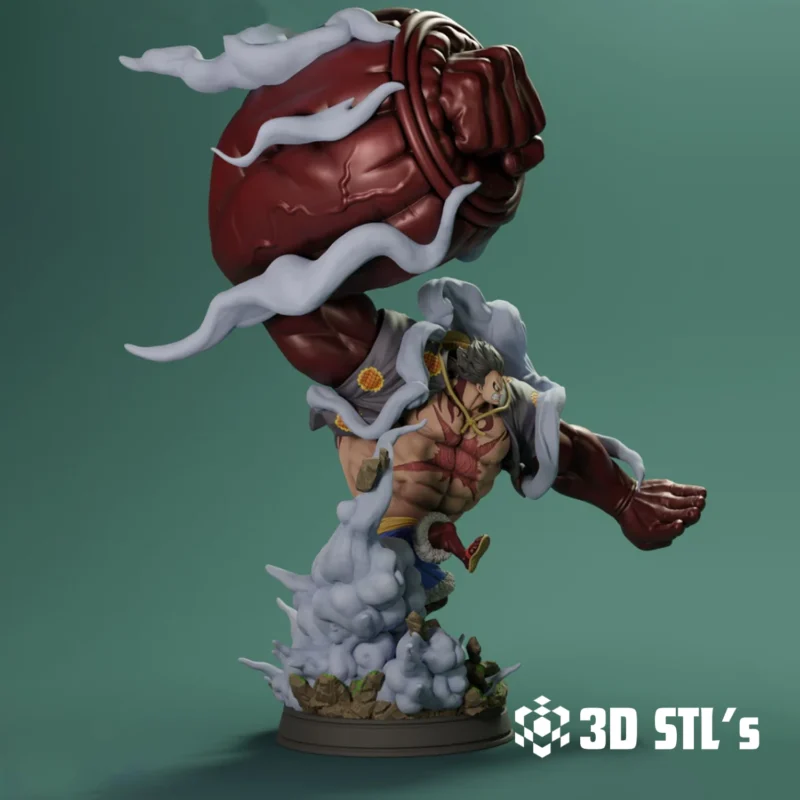 Luffy Gear 4 One Piece STL 3D Print Model