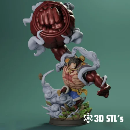 Luffy Gear 4 One Piece STL 3D Print Model