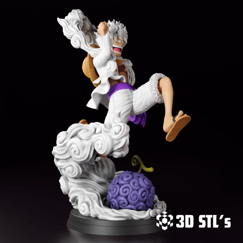 Luffy Gear 5 One Piece STL 3D Print Model