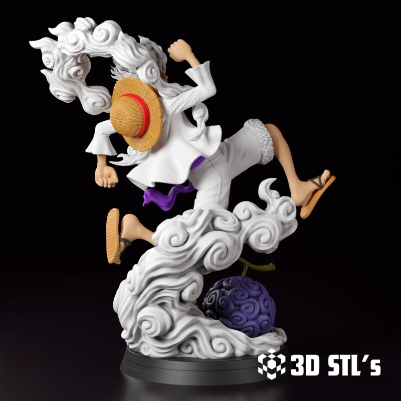 Luffy Gear 5 One Piece STL 3D Print Model