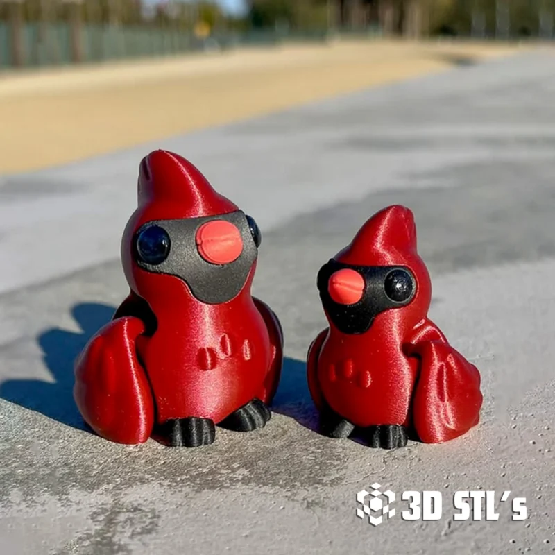 Northern Cardinal STL 3D Print Model