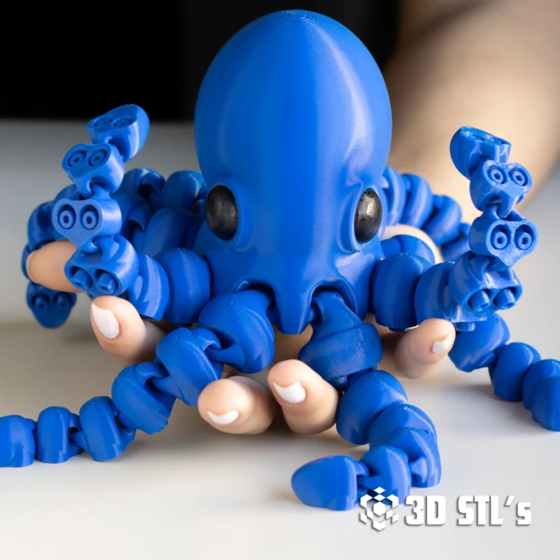 Octopus STL 3D Print Model