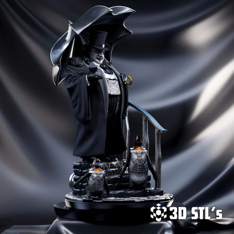 Penguin Batman STL 3D Print Model