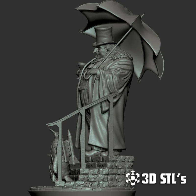 Penguin Batman STL 3D Print Model