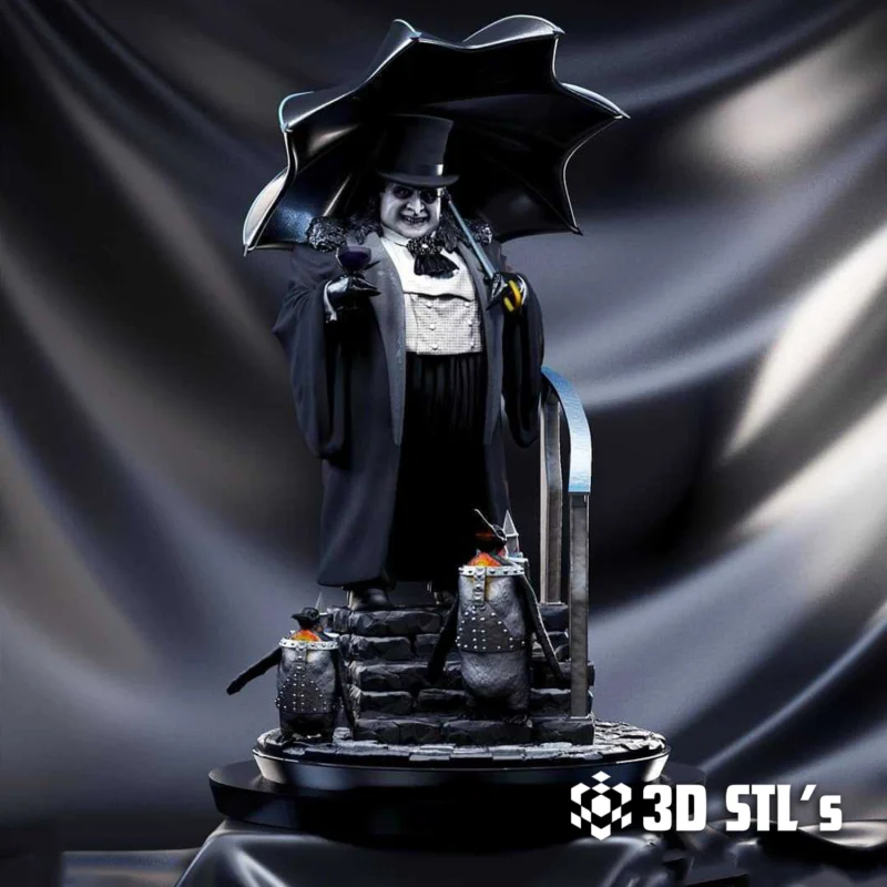 Penguin Batman STL 3D Print Model