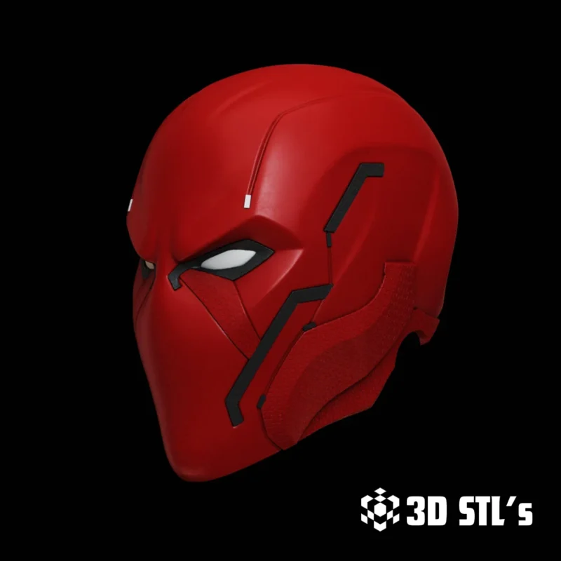 Red Hood Beyond Mask STL 3D Print Model