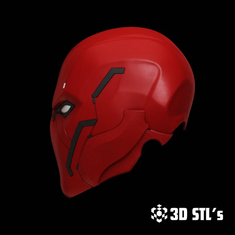 Red Hood Beyond Mask STL 3D Print Model