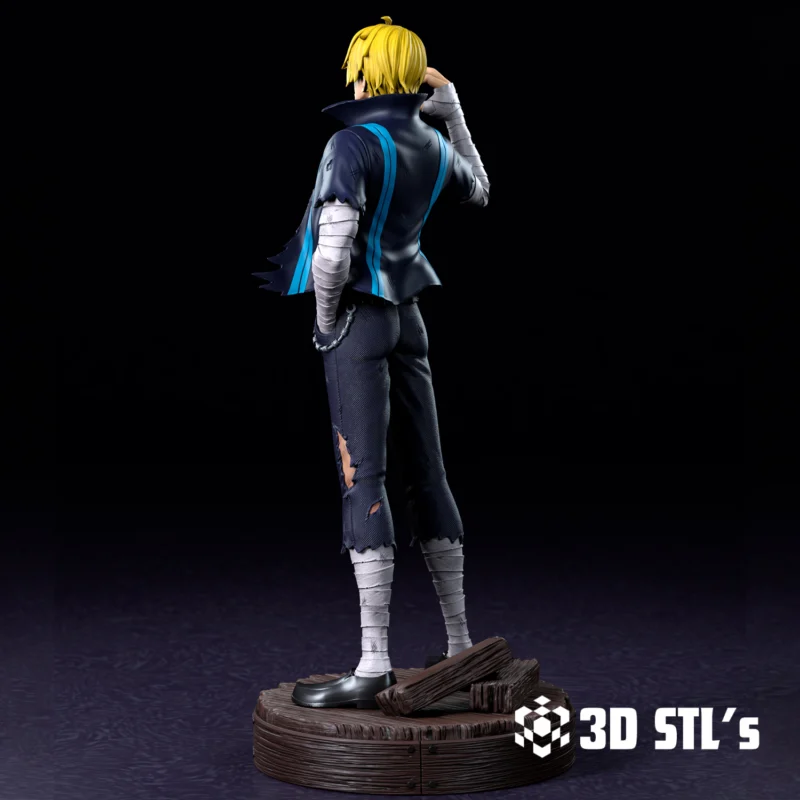 Sanji One Piece STL 3D Print Model