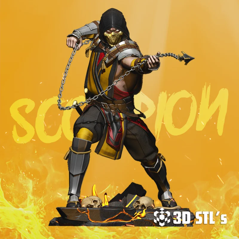 Scorpion STL 3D Print Model