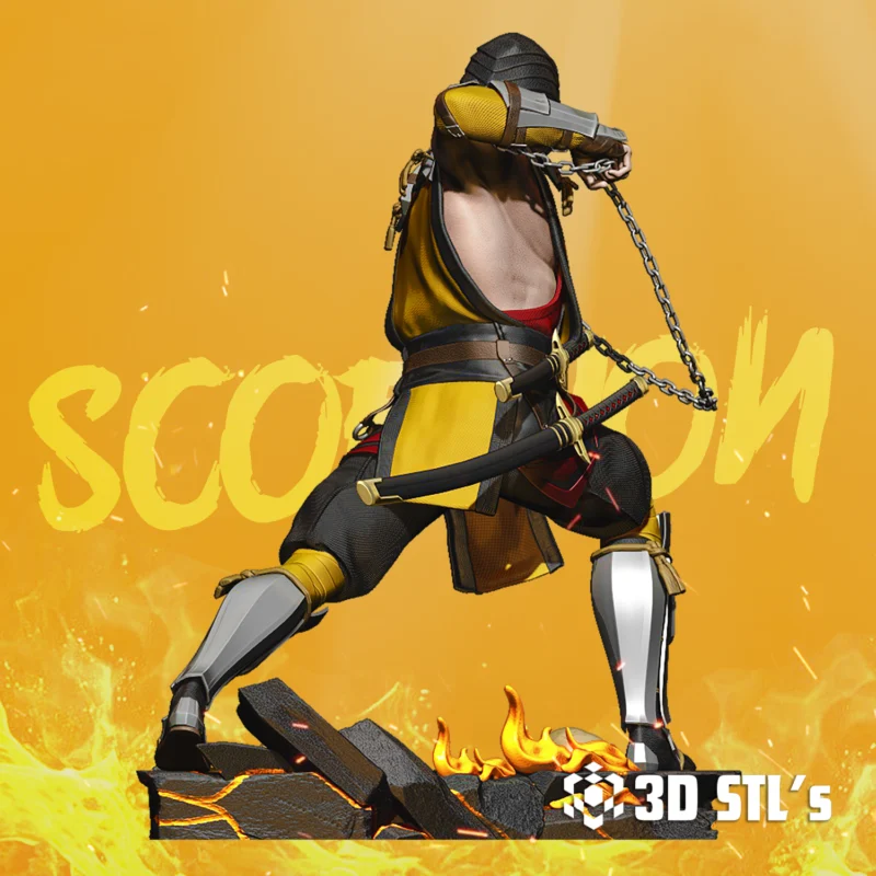 Scorpion STL 3D Print Model