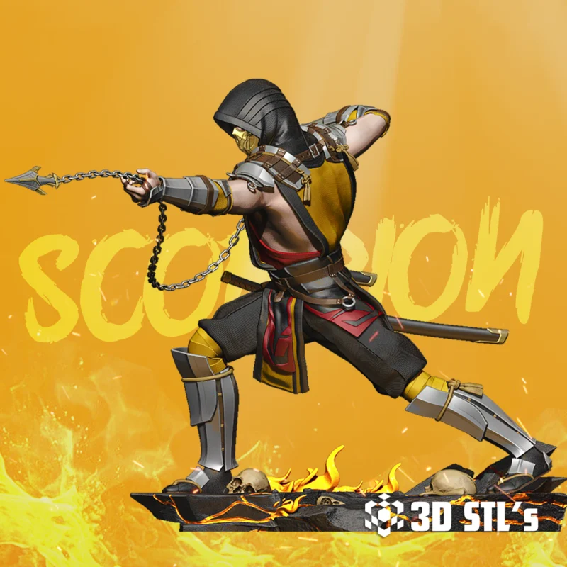 Scorpion STL 3D Print Model