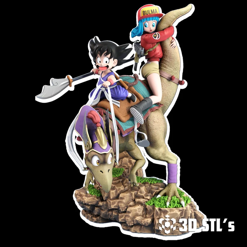 Son Goku Diorama STL 3D Print Model