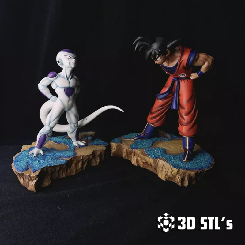 Son Goku and Frieza STL 3D Print Model