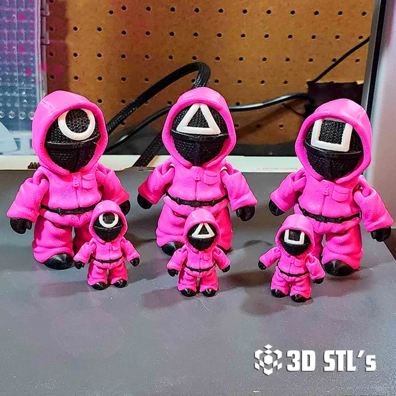 Squid Game Soldiers STL 3D Print Model