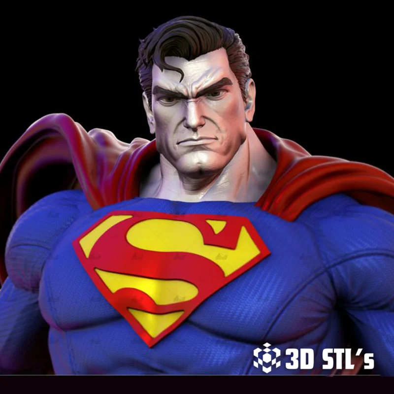 Superman STL 3D Print Model