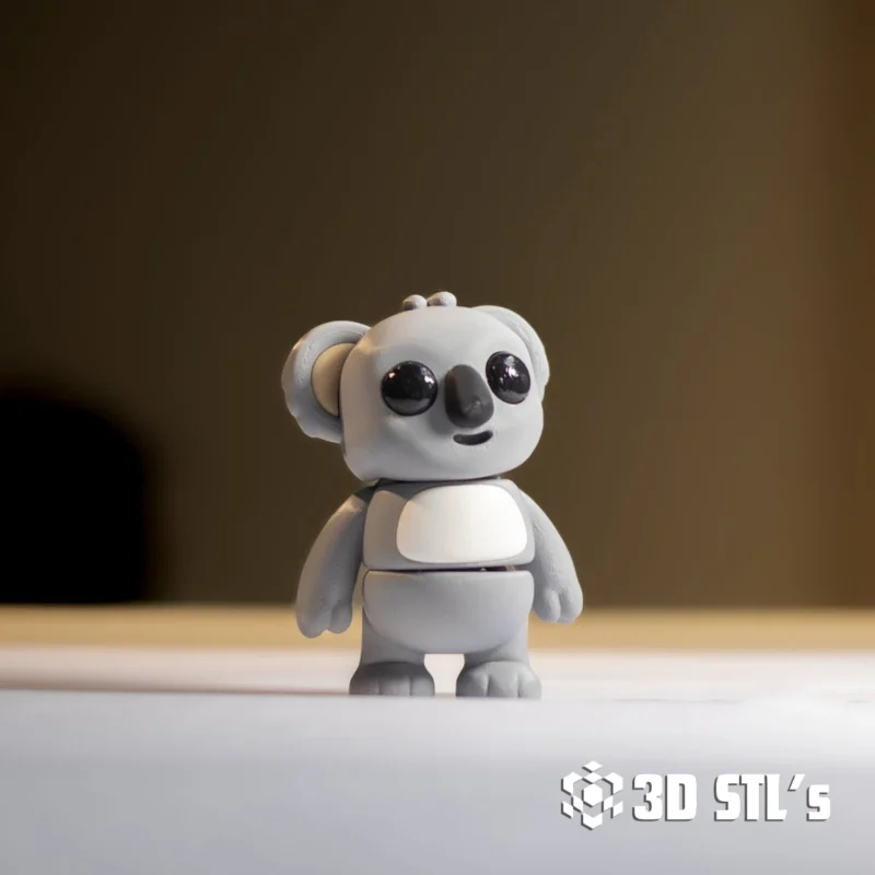 Tiny Koala STL 3D Print Model