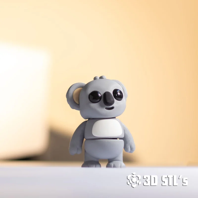 Tiny Koala STL 3D Print Model