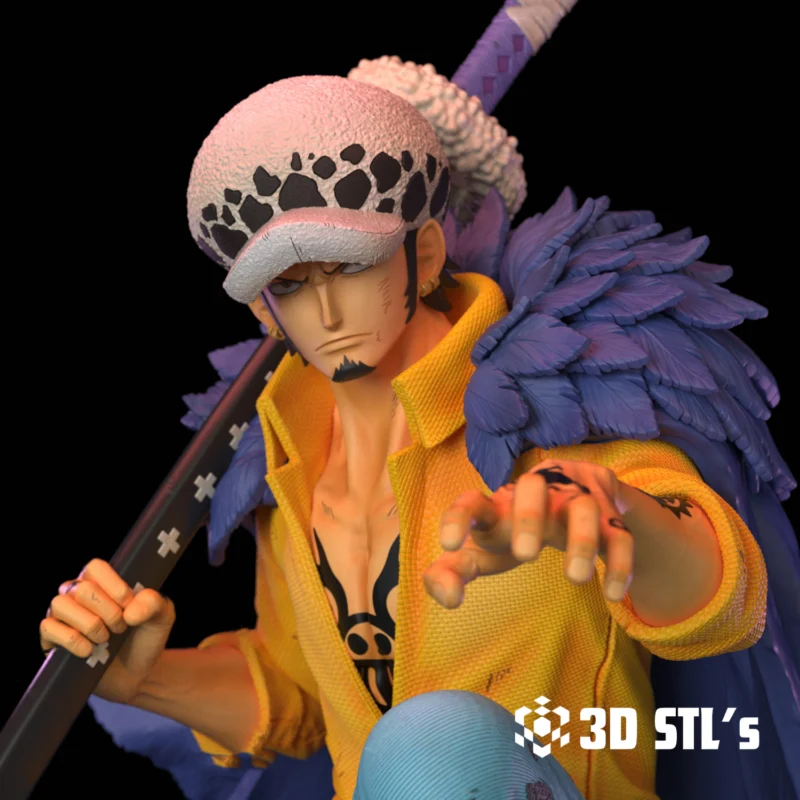 Trafalgar D Water Law STL 3D Print Model - Image 5