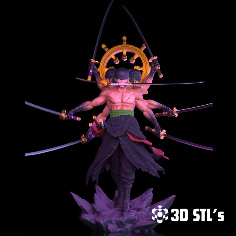 Zoro Ashura STL 3D Print Model