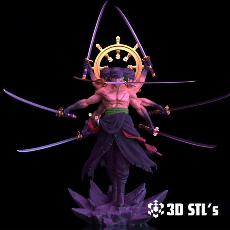 Zoro Ashura STL 3D Print Model