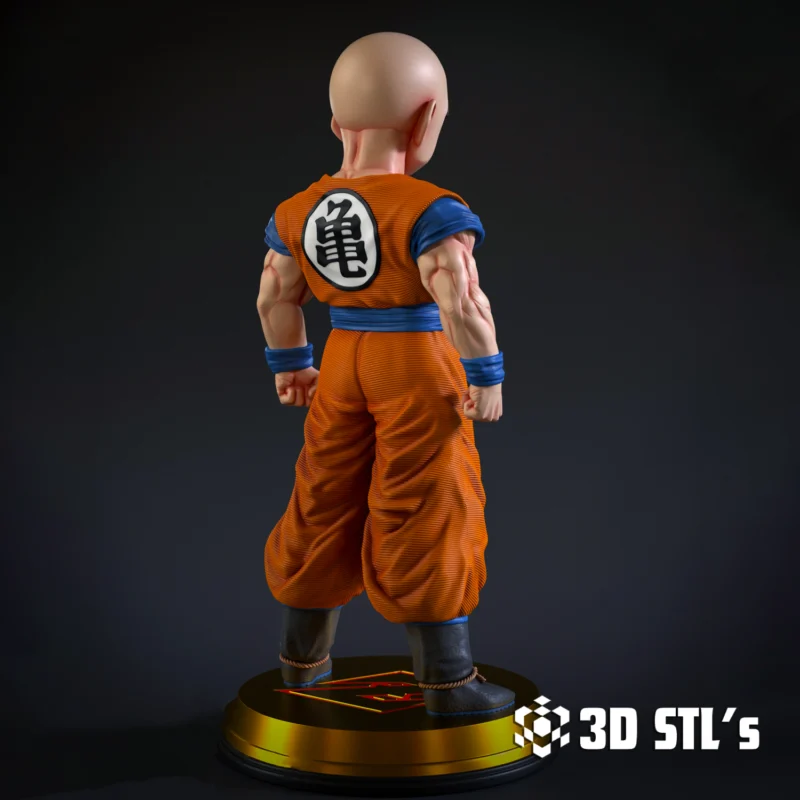 Krilin Dragon Ball STL 3D Print Model